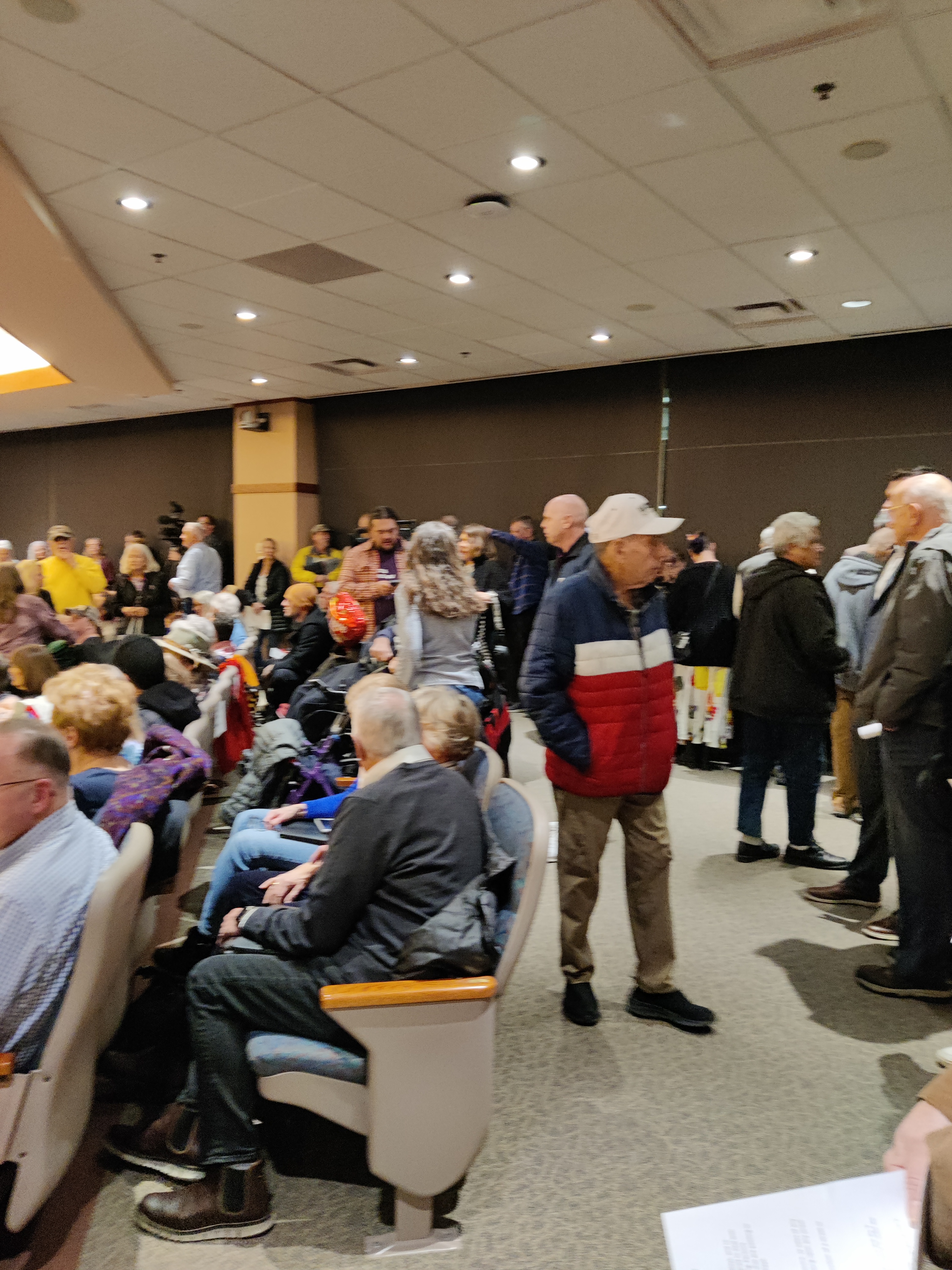 Residents waiting to speak at City Council