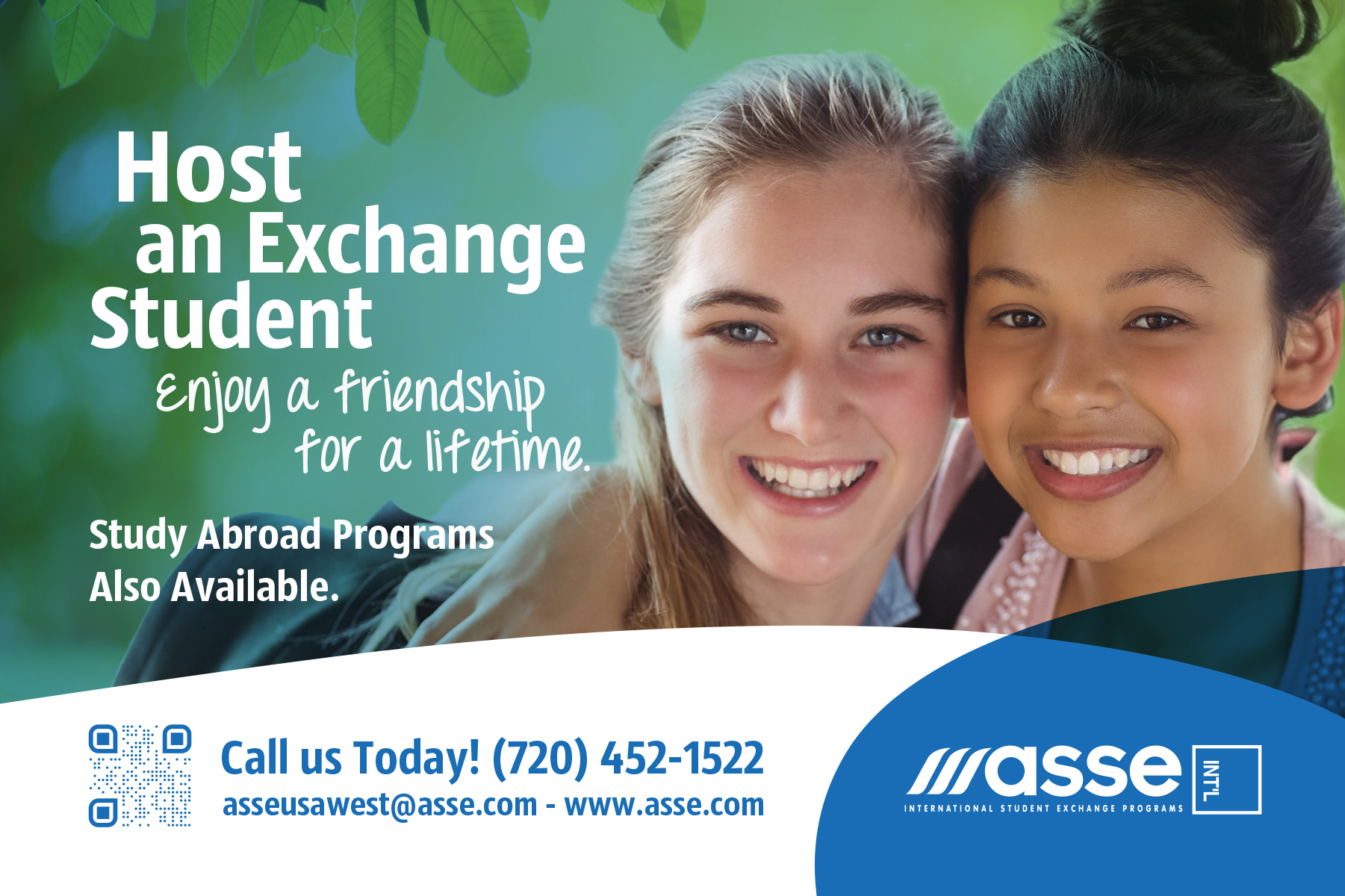 Host an exchange student with ASSE